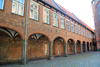Lübeck - Arkaden-Gang am Kanzleigebäude